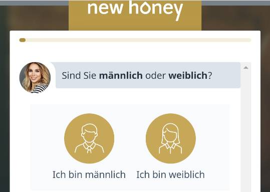 New Honey Registrierung 